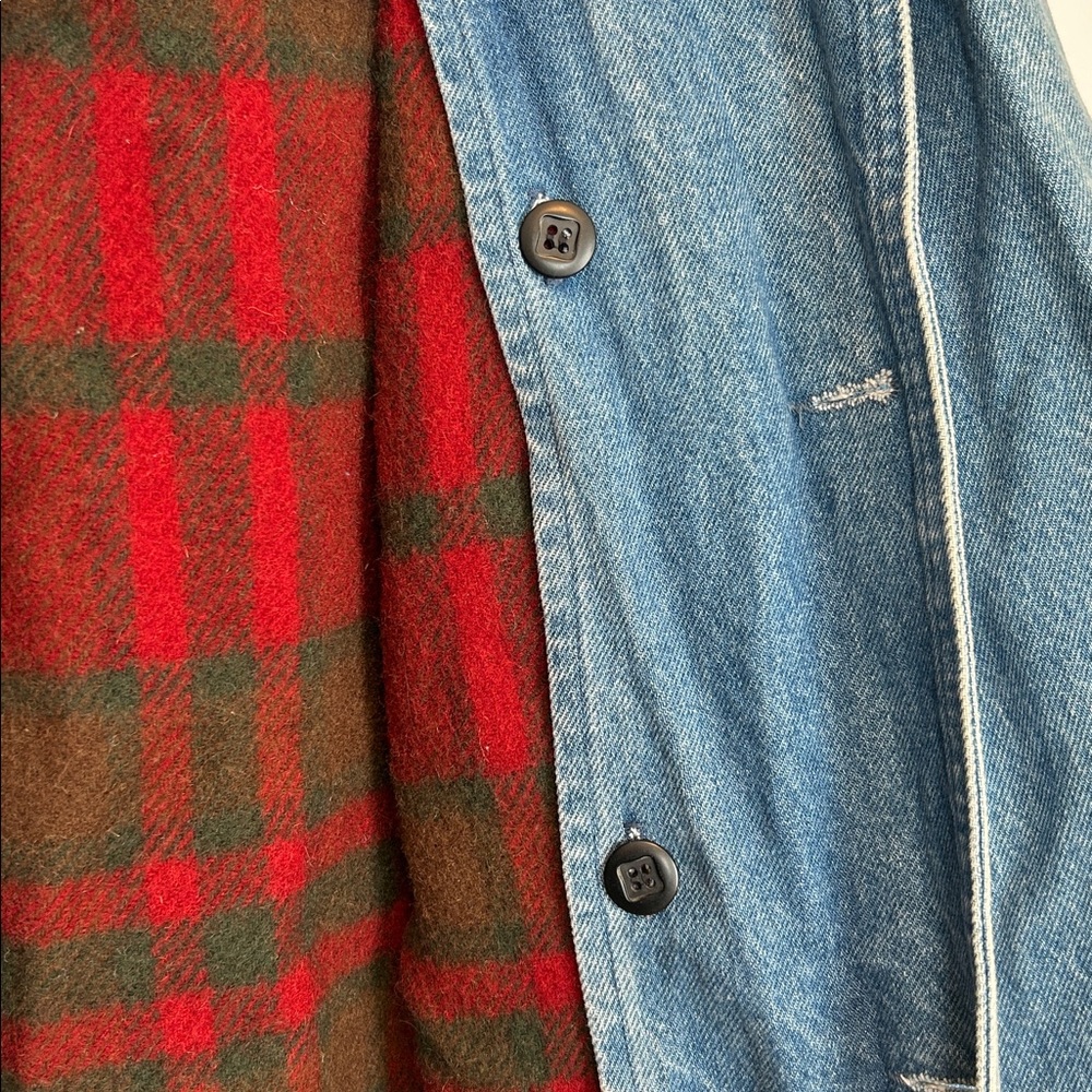 Men’s medium vintage 90s L.L. Bean Barn Chore Coat - Picture 5 of 6